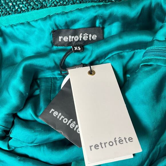 Retrofete Katya Sequin Cowl Neck Green Maxi Dress Size XS - Picture 12 of 13